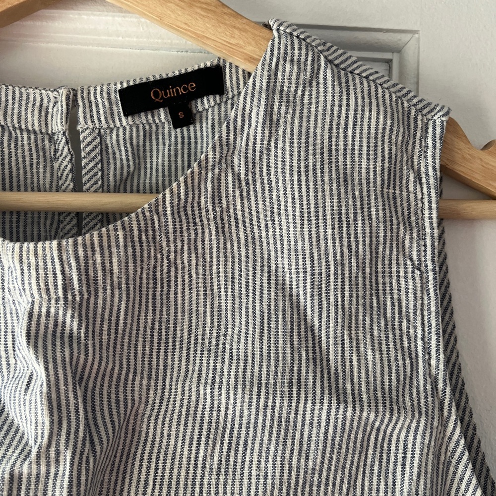 S Quince linen tank